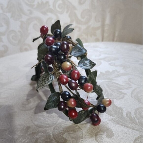 Vintage 1950s Hatnip by Ruth Kamke Berry & Leaf Headband | Handcrafted Millinery - Picture 6 of 16